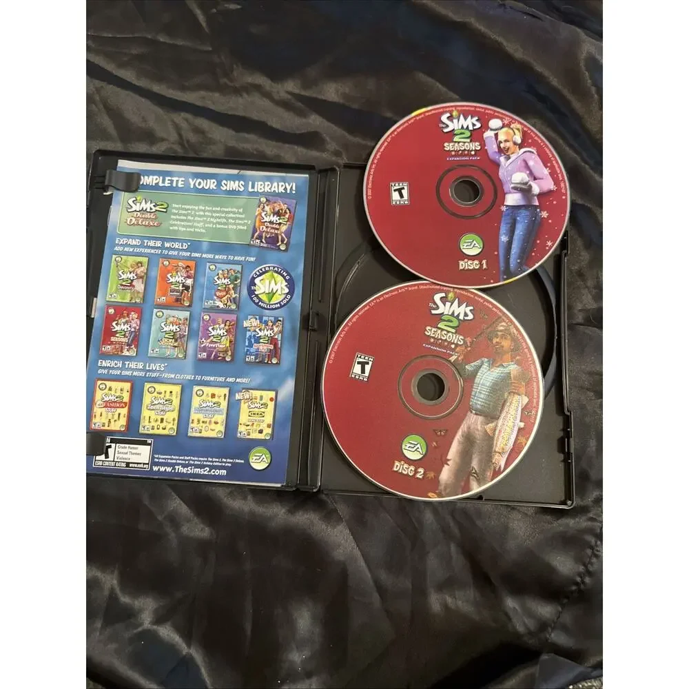 The Sims 2007 Seasons Expansion Pack 2 Discs PC Complete No Manual